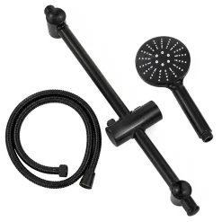 Set Doccia con Saliscendi Blackjet – 3 Getti, con Doccetta e Flessibile da 1,5 m