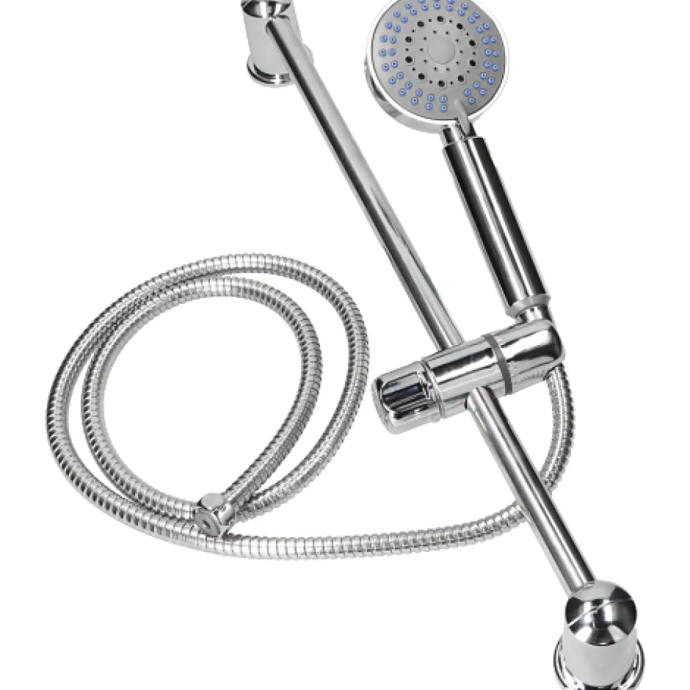 Set Doccia con Saliscendi Olmir – 5 Getti, con Doccetta e Flessibile da 1,5 m