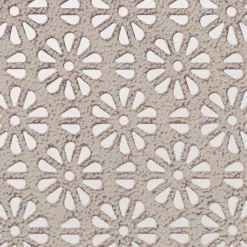 Set giardino Bistrot Tavolo rotondo 60 cm e 2 sedie richiudibili in metallo Bianco Decapato