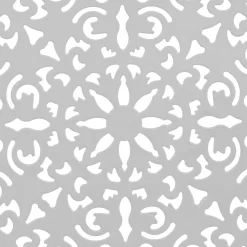 Set giardino Bistrot Tavolo rotondo 60 cm e 2 sedie richiudibili in metallo Bianco Design Liberty