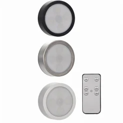Set 3 Lampade LED a Batterie con Telecomando SmartLight