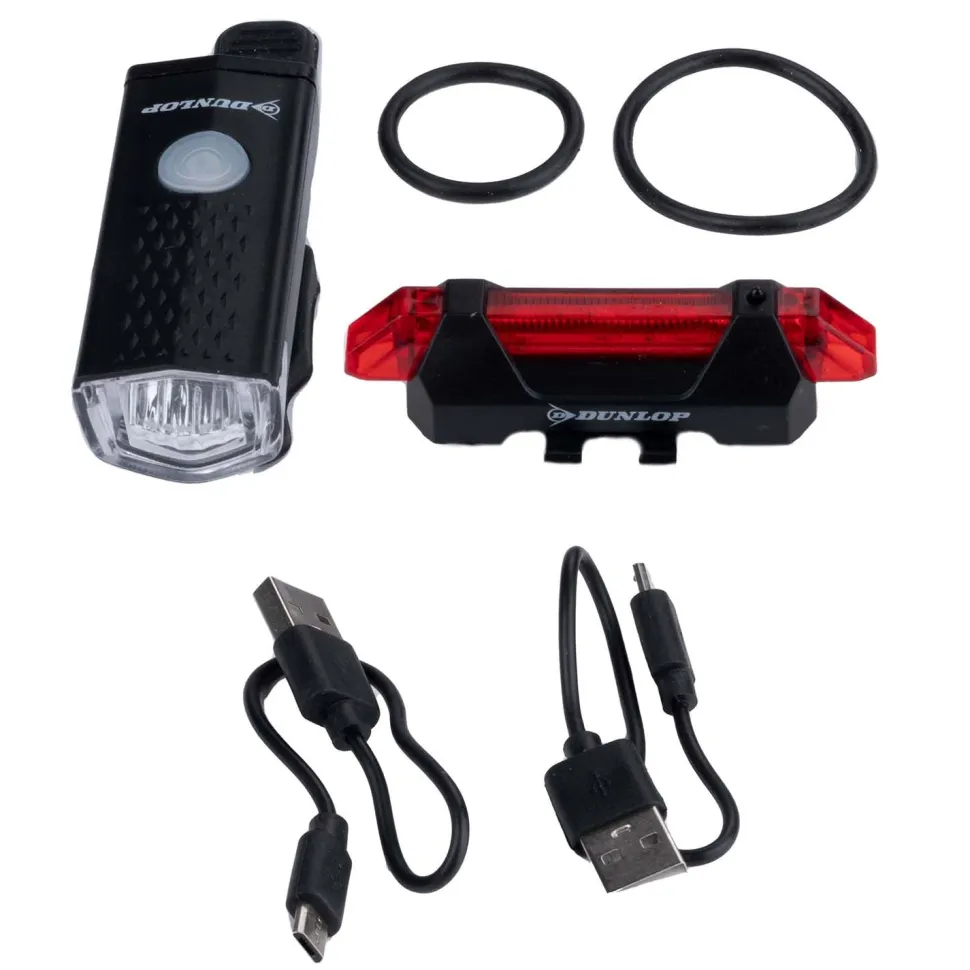 Set Luci LED Ricaricabili per Bicicletta