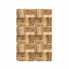 Set 6 mattonelle in legno di Acacia Naturale 30x30cm