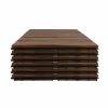 Set 6 mattonelle in legno di Acacia Scuro 30x30cm