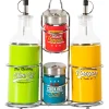Set Menage 4 contenitori con stand Linea Vintage