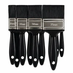 Set Pennelli Piatti 10 Pezzi per Vernici e Smalti