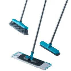 Set Pulizia 5 in 1 con Manico in Acciaio e Accessori