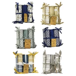 Set 3 Strofinacci Cucina con Cestino 40x70 cm