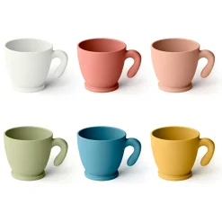 Set 6 Tazzine Caffè Coffee Pop Chef Linea Multicolor