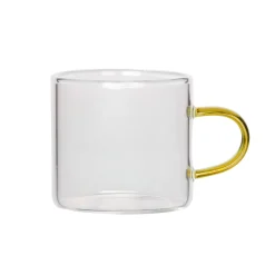 Set 6 Tazzine da Caffè Coffee Break in Vetro Borosilicato 9 cl