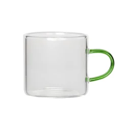 Set 6 Tazzine da Caffè Coffee Break in Vetro Borosilicato 9 cl