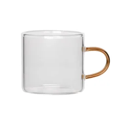 Set 6 Tazzine da Caffè Coffee Break in Vetro Borosilicato 9 cl