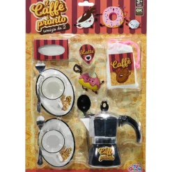 Set Tazzine da Caffè Giocattolo con Cucchiaini