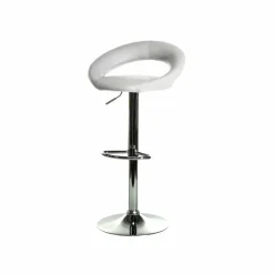 Sgabello con schienale Bianco