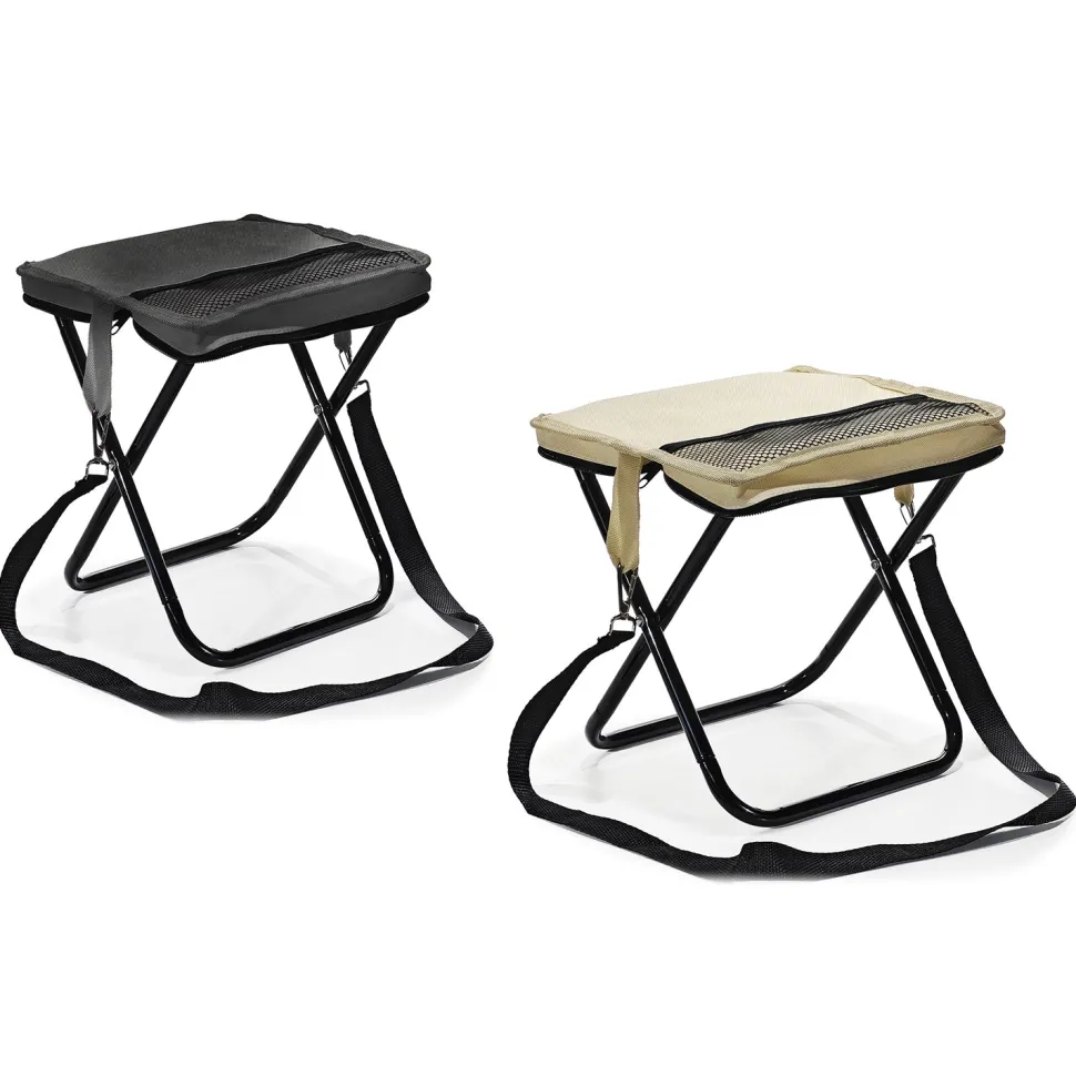 Sgabello Richiudibile con Tracolla h25x26x23 cm