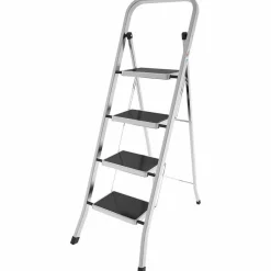 Sgabello Scala in alluminio 4 gradini Factotum