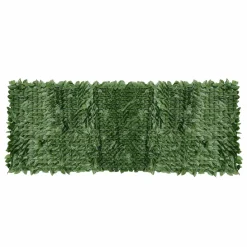 Siepe Artificiale con foglie e rete ombreggiante h100x300 cm