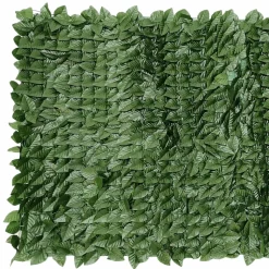 Siepe Artificiale con foglie e rete ombreggiante h100x300 cm