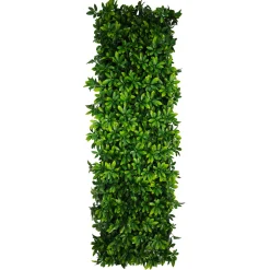 Siepe Artificiale Estensibile con foglie di Schefflera Verde h28x280 cm
