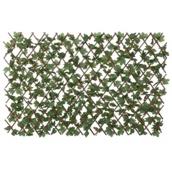 Siepe Artificiale Estensibile con Foglie h90x180 cm