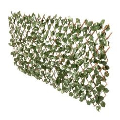 Siepe Artificiale Estensibile con Foglie di Acero h90x180 cm