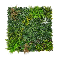 Siepe Sintetica a Pannelli per Parete Giardino Verticale 100x100 cm