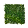 Siepe Sintetica a Pannelli per Parete Giardino Verticale 100x100 cm