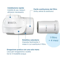 Sistema Filtrante Acqua On Tap V con 1x filtro incluso
