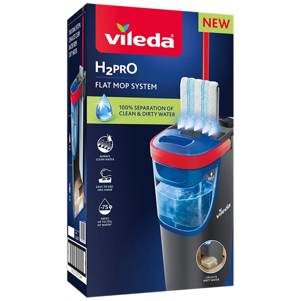 Sistema Lavapavimenti H2PrO Flat Mop