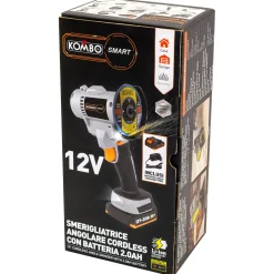 Smerigliatrice Angolare con Batteria Kombo Smart 12V 2.0Ah