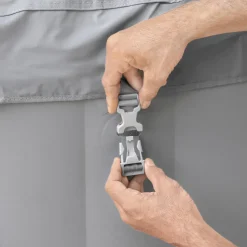 Spa Idromassaggio Lay-Z-Spa St. Lucia AirJet 3 Posti Grigio chiaro