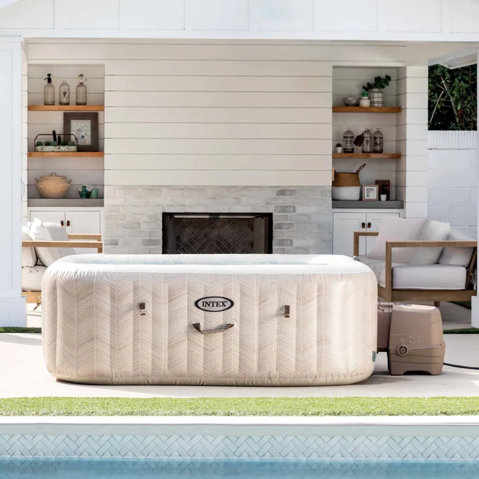 Spa Idromassaggio PureSpa™ Bubble Chevron Deluxe™ 6 Posti Effetto Rigato