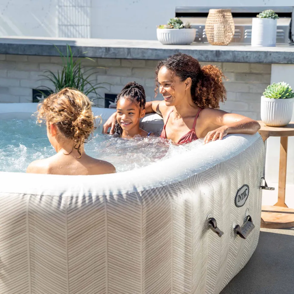 Spa Idromassaggio PureSpa™ Bubble Chevron Deluxe™ 6 Posti Effetto Rigato