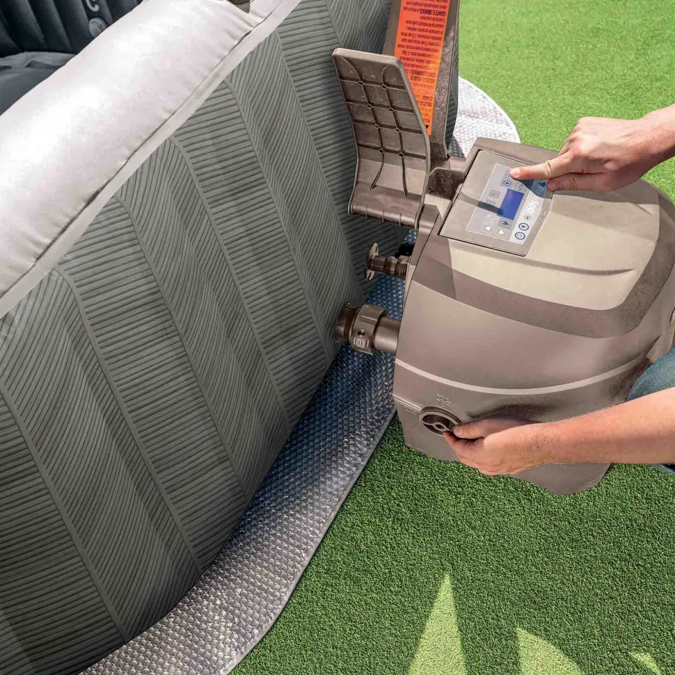 Spa Idromassaggio PureSpa™ Bubble Chevron Deluxe™ 6 Posti Effetto Rigato