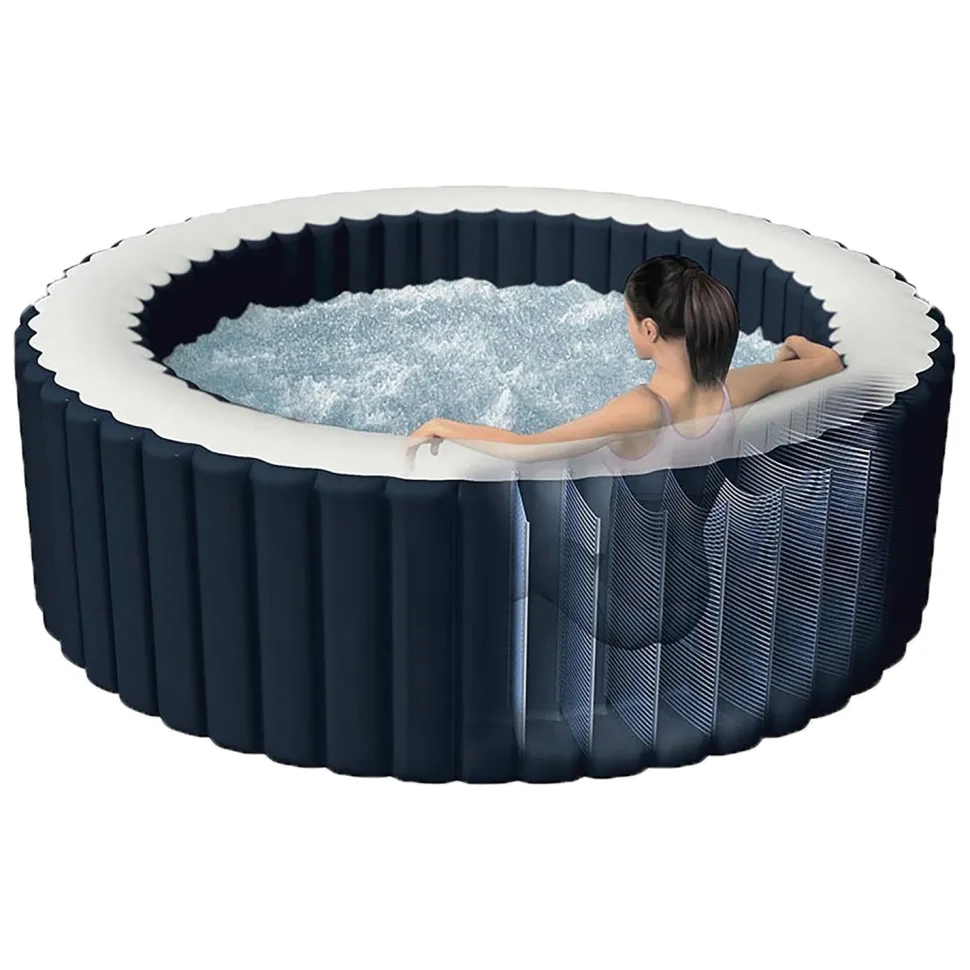 Spa Idromassaggio PureSpa™ Bubble Massage 4 Posti Blu Navy