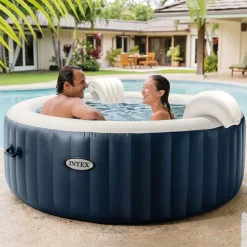 Spa Idromassaggio PureSpa™ Bubble Massage 4 Posti Blu Navy