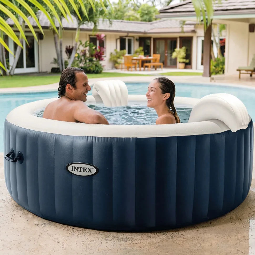 Spa Idromassaggio PureSpa™ Bubble Massage 4 Posti Blu Navy