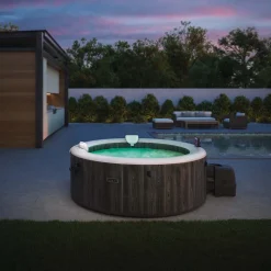 Spa Idromassaggio PureSpa™ Greywood Deluxe™ 6 Posti Grigio Effetto Legno