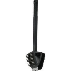Spazzola per barbecue 3 in 1 con setole in acciaio inox h37 cm