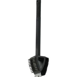 Spazzola per barbecue 3 in 1 con setole in acciaio inox h37 cm