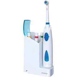Spazzolino Elettrico Oscillante Ricaricabile Pulse Brush con Base e 4 Testine