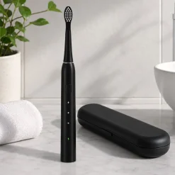Spazzolino Elettrico Ricaricabile Aura Clean 3X con 5 Testine e Custodia da Viaggio