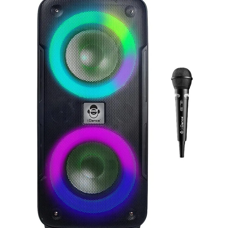 Speaker Bluetooth Altoparlante DJX100 con microfono e Luci RGB PartyBox