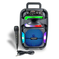 Speaker Bluetooth Wireless Tech 120W con Microfono e Luci RGB