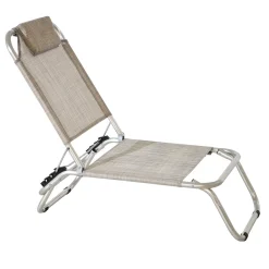 Spiaggina Pieghevole con Cuscino h73x109x46 cm