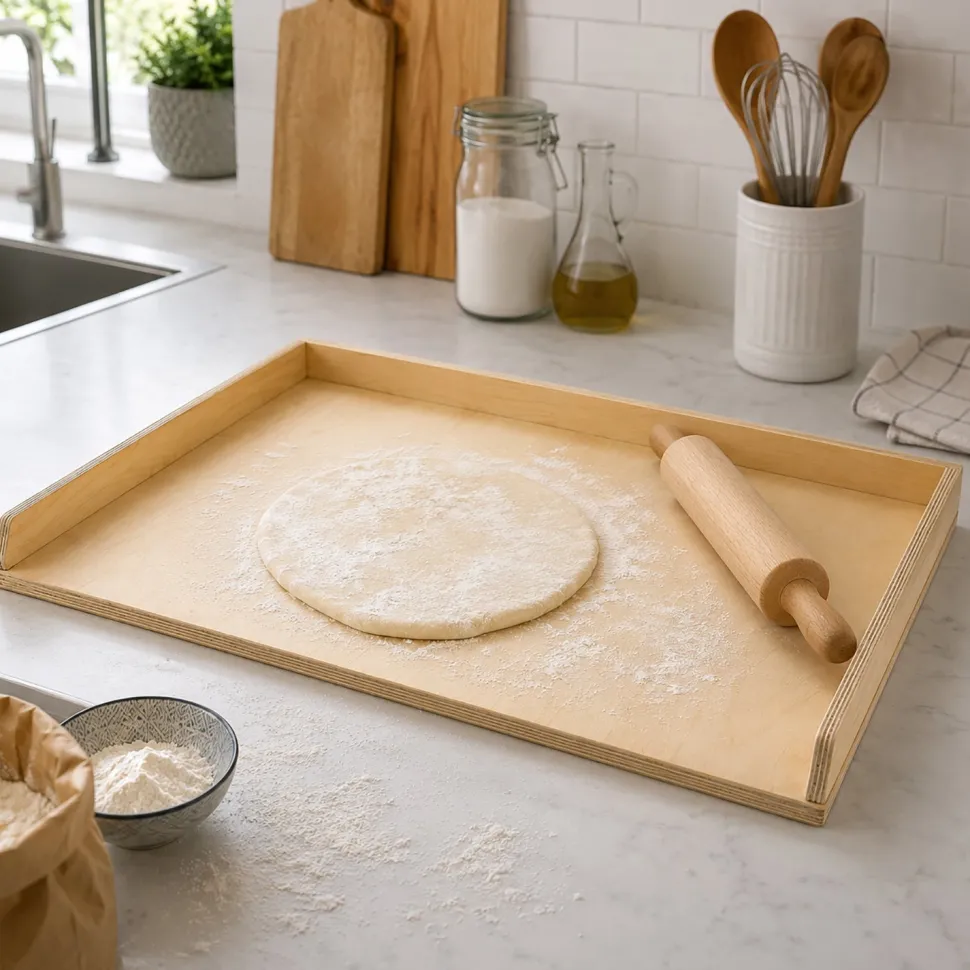 Spianatoia con Sponde in Legno di Abete laterali 65x45 cm
