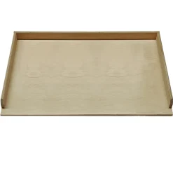 Spianatoia in legno di abete con sponde laterali Linea Abete 75x50 cm