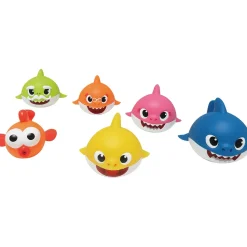 Squaletti Bagnetto Baby Shark PVC Morbido set 6 Pezzi