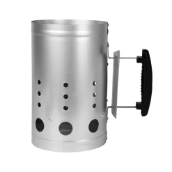 Starter per Barbecue in Acciaio Zincato h27,5 cm diametro 17 cm
