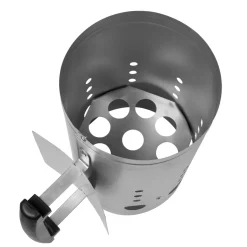 Starter per Barbecue in Acciaio Zincato h27,5 cm diametro 17 cm
